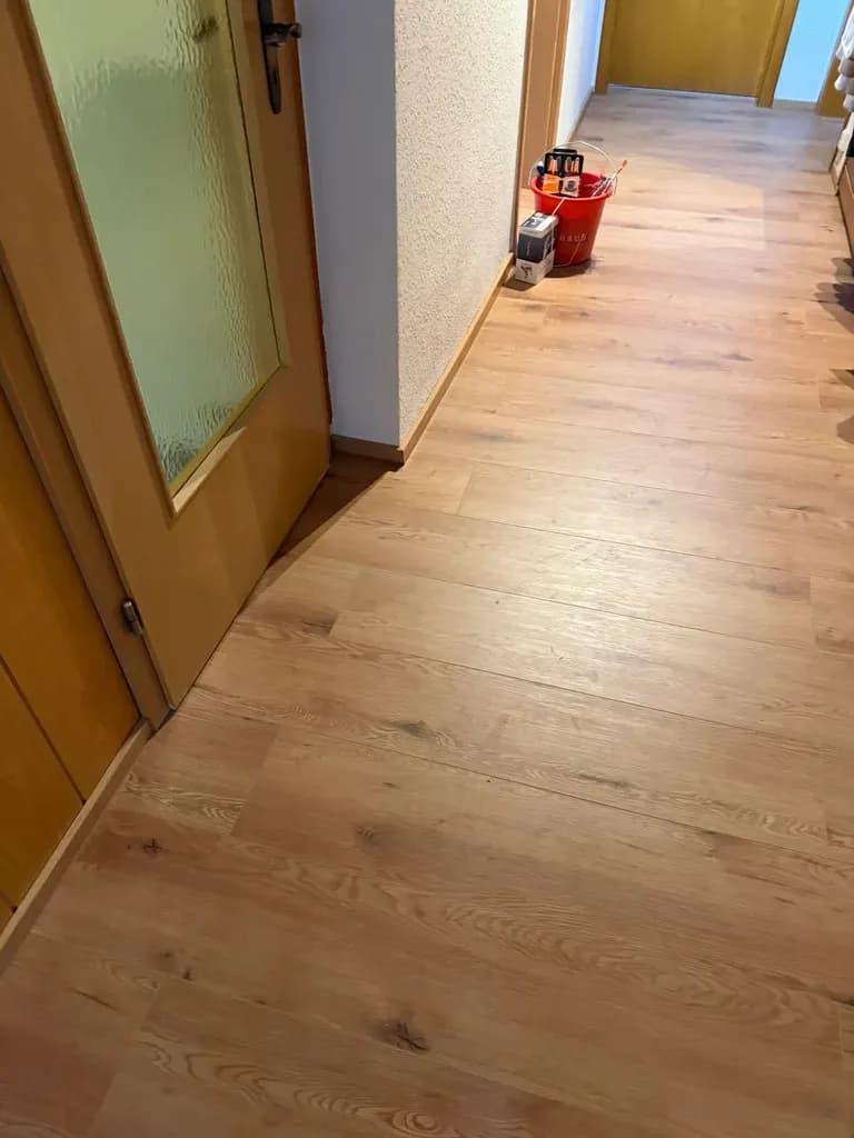 Hausflur mit neuem Boden
