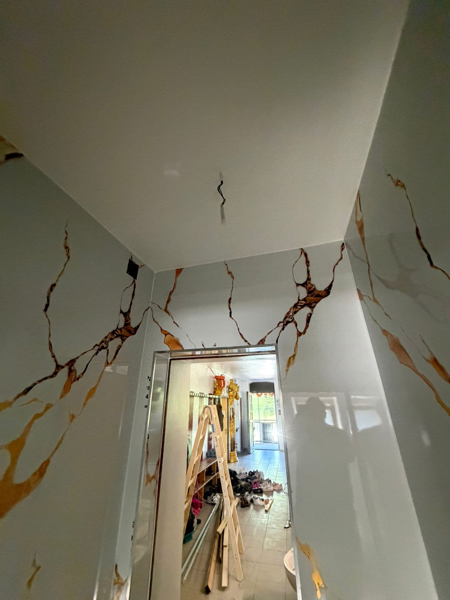 Marmor-Effekt im Flurbereich